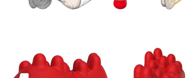 Back Trigger Point Massager Myofascial Release Gluteus Massager Hip Pain Massager Back Knots Remover
