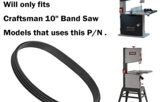 BandSaw Drive Belt for Craftsman 10 Inch Band Saw 10-inch bandsaw tires