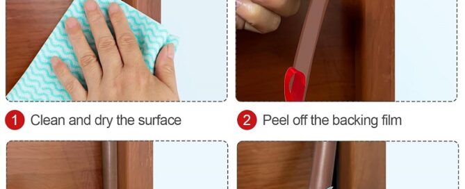 Door Seal Profiles Silicone Weather Stripping Door Seal Strip Self-Adhesive Backing Seals Large Gap