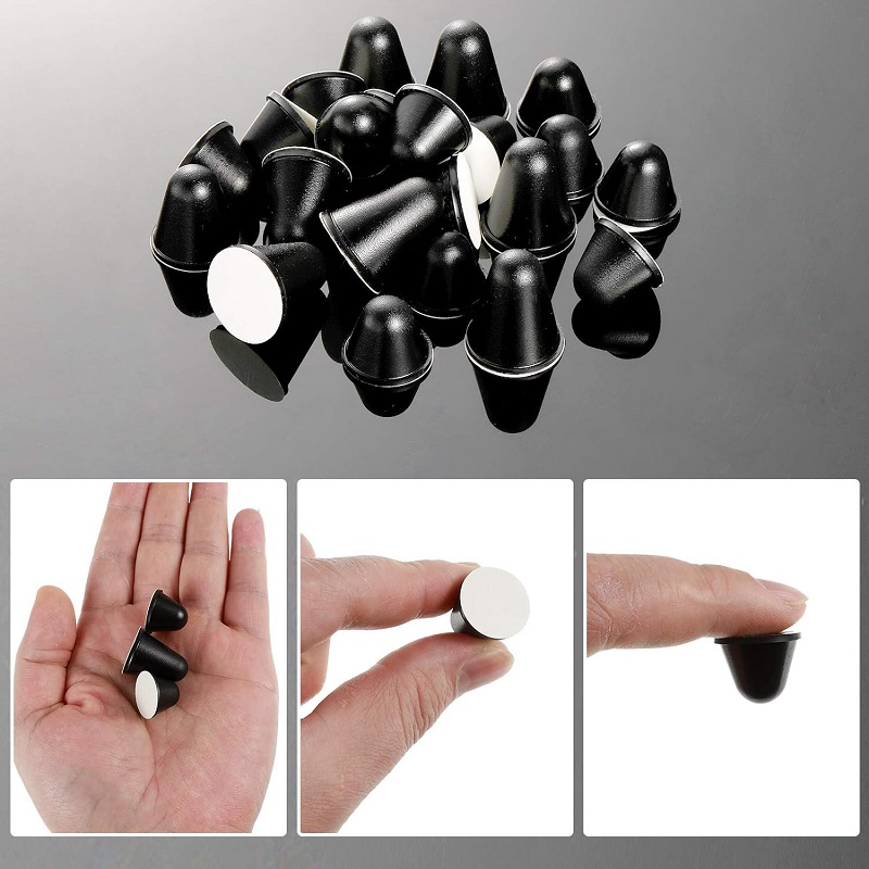 Extruded Rubber Bumper Black Rubber Bumpers Extender Rubber Feet Pads for Cabinet Door