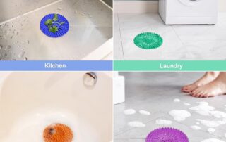 Fine Rubber Float Drain Hair Catcher Durable Silicone Hair Stopper Shower Drain Hair Trap Suit for Bathroom