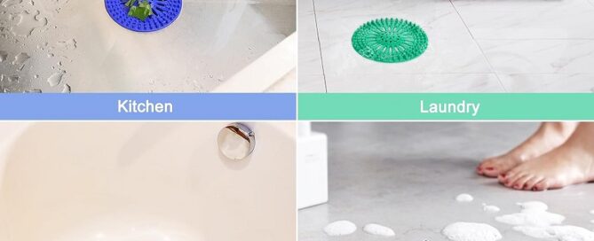Fine Rubber Float Drain Hair Catcher Durable Silicone Hair Stopper Shower Drain Hair Trap Suit for Bathroom