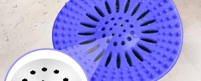 Fine Rubber Float Drain Hair Catcher Durable Silicone Hair Stopper Shower Drain Hair Trap Suit for Bathroom