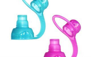 Food Pouch Top No Spill Flow Control Silicone Valve Protects Childs Silicone Mouth