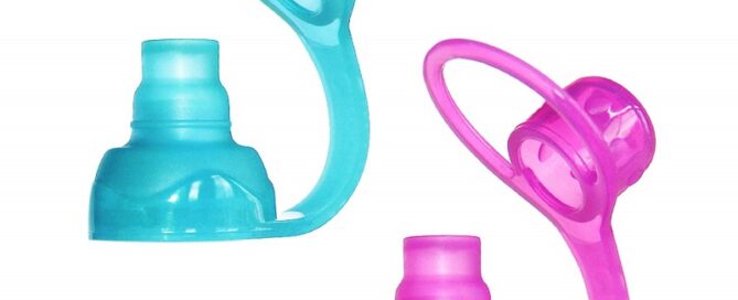 Food Pouch Top No Spill Flow Control Silicone Valve Protects Childs Silicone Mouth