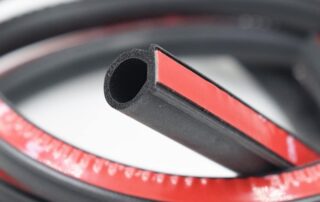 Gazing Channel Rubber D-shape weatherstrip Door Seal Strip Auto Door Rubber Weather Stripping Hollow Black