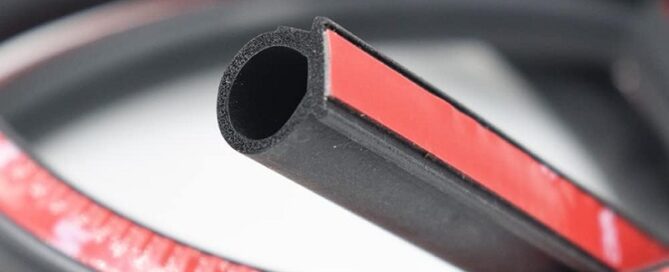 Gazing Channel Rubber D-shape weatherstrip Door Seal Strip Auto Door Rubber Weather Stripping Hollow Black