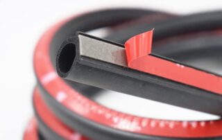 Gazing Channel Rubber D-shape weatherstrip Door Seal Strip Auto Door Rubber Weather Stripping Hollow Black