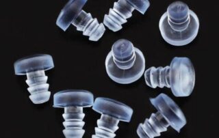 Glass Table Top Bumpers Clear Rubber Table Glass Bumper Non-Adhesive Glass Table Rubber Grippers for Furniture