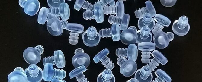 Glass Table Top Bumpers Clear Rubber Table Glass Bumper Non-Adhesive Glass Table Rubber Grippers for Furniture