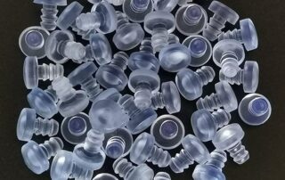 Glass Table Top Bumpers Clear Rubber Table Glass Bumper Non-Adhesive Glass Table Rubber Grippers for Furniture