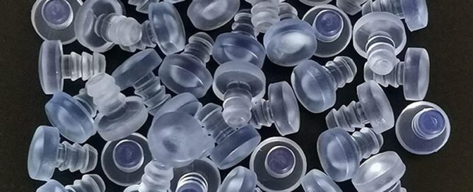 Glass Table Top Bumpers Clear Rubber Table Glass Bumper Non-Adhesive Glass Table Rubber Grippers for Furniture