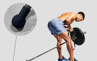 Heavy Duty Landmine Arm Rubbers for Barbell Exercise 360° Swivel Easy for Deadlifts