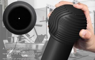 Heavy Duty Landmine Arm Rubbers for Barbell Exercise 360° Swivel Easy for Deadlifts