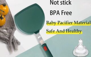 Kitchen Non-Stick Cookware Safe Wide Pancake Spatula 600°F Heat Resistant Silicone Trowel & Scraper