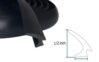 Marine Window Gasket EPDM Dense Rubber Window Locking Gasket Weather Stripping Seal for Windshields