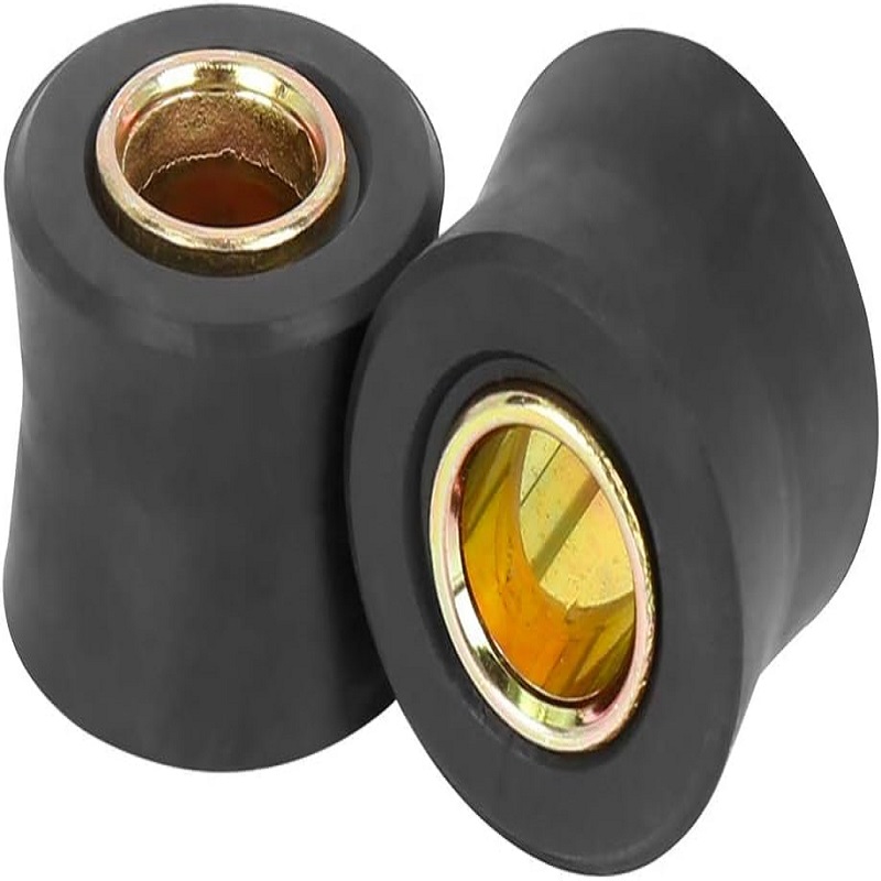 Motorcycle 10mm Inner Dia Rear Shock Absorber Cushion Rubber Shock Absorber Bushing