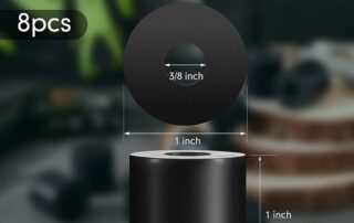 Multi-Purpose Rubber Spacer Black Round Neoprene Rubber Washers Large Rubber Bushings