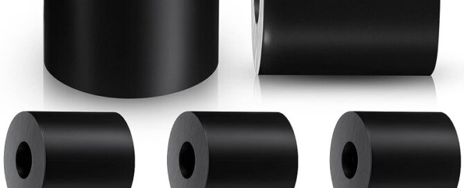 Multi-Purpose Rubber Spacer Black Round Neoprene Rubber Washers Large Rubber Bushings