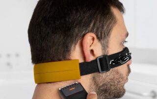 Neckline Shaving Template and Hair Trimming Guide Barber Silicone Trim Tool for Straight Lines