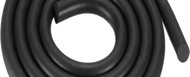 Nitrile O Ring Cord Nitrile Rubber Round Seal Hard Solid Rubber Weather Stripping for DIY Gasket