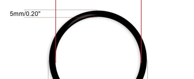 Nitrile Rubber O-Rings NBR Rubber Washers for Oil or Air Sealing Black 70mm Rubber Washer