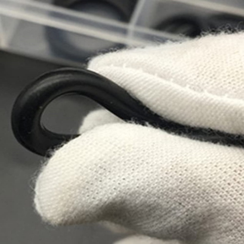 Nitrile Rubber O-Rings NBR Rubber Washers for Oil or Air Sealing Black 70mm Rubber Washer