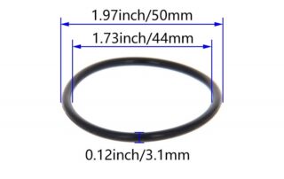 Nitrile Rubber O-Rings Nitrile NBR Rubber Washers for Oil or Air Sealing or Gas Connections 50mm Rubber O-ring
