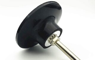 Quick Change Disk Pad Holder Rubber Roll Lock Disc Holder for Polishing Rubber Flex Collets