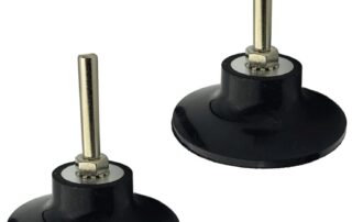 Quick Change Disk Pad Holder Rubber Roll Lock Disc Holder for Polishing Rubber Flex Collets