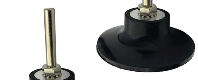 Quick Change Disk Pad Holder Rubber Roll Lock Disc Holder for Polishing Rubber Flex Collets