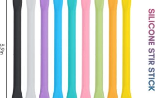 Resin Mixing Silicone Stir Sticks Reusable Epoxy Resin Stir Sticks Paint Facial Mask Stirring Rods