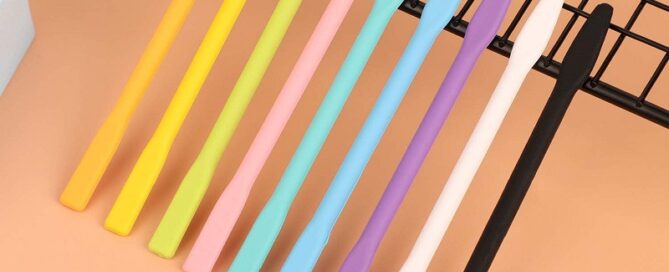 Resin Mixing Silicone Stir Sticks Reusable Epoxy Resin Stir Sticks Paint Facial Mask Stirring Rods