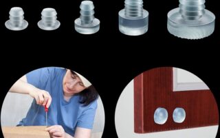 Rubber Bush For Glass Table Glass Table Top Bumpers Clear Anti Slip Pads for Table Furniture Cabinet