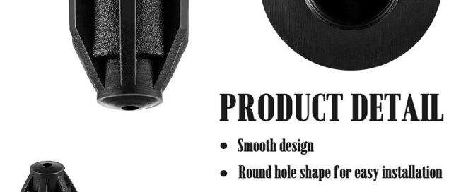 Rubber Caster Socket Sleeve Round Inserts Rubber Caster Stem Socket Inserts Caps