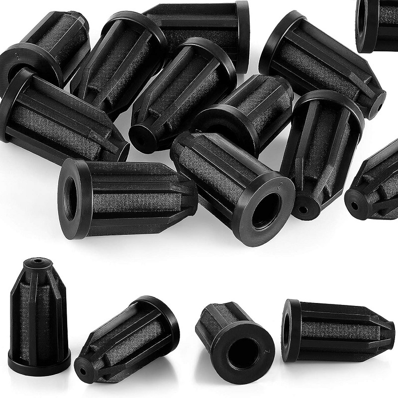 Rubber Caster Socket Sleeve Round Inserts Rubber Caster Stem Socket Inserts Caps