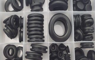 Rubber Grommet Insertion Tool Rubber Grommets for Wiring Hole Electrical Cable Outlet Rubber Bushing