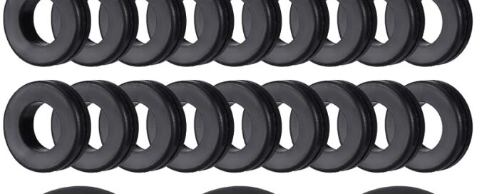 Rubber Grommet Insertion Tool Rubber Grommets for Wiring Hole Electrical Cable Outlet Rubber Bushing