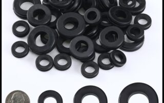 Rubber Grommet Insertion Tool Rubber Grommets for Wiring Hole Electrical Cable Outlet Rubber Bushing