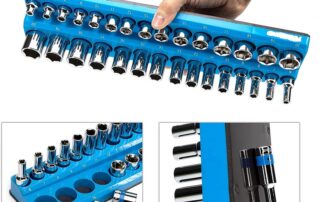 Rubber Magnetic Socket Holder Deep Sockets Tray Metric Socket Organizer