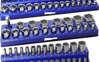 Rubber Magnetic Socket Holder Deep Sockets Tray Metric Socket Organizer