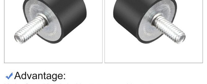 Rubber To Metal Bonded Parts Rubber Isolator Mounts Anti Vibration Generator Isolation Mounts