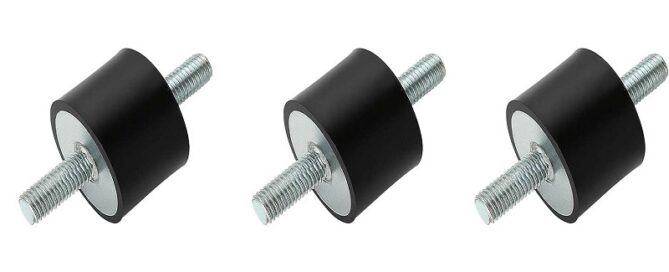 Rubber To Metal Bonded Parts Rubber Isolator Mounts Anti Vibration Generator Isolation Mounts