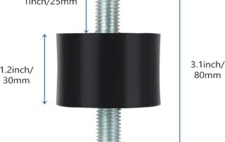 Rubber To Metal Bonded Parts Rubber Isolator Mounts Anti Vibration Generator Isolation Mounts