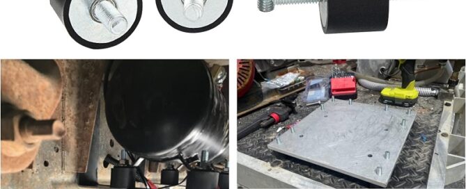 Rubber To Metal Bonded Parts Rubber Isolator Mounts Anti Vibration Generator Isolation Mounts