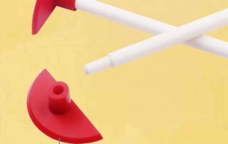 Rubber Tool Handle Dip Silicone Bottle Scraper Reusable Silicone Long Handle Clean Tools