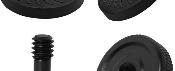 Rubber Washers for Camera Enhance Friction Rubber Pads with Screw Hole Tripod Screw Rubber Washer