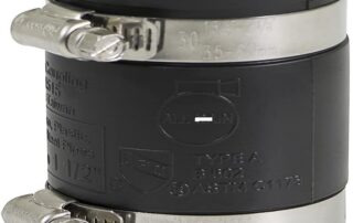 Rubber sockets Chica Supply Giant Flexible Rubber Reducing Coupling with Stainless Steel Clamps