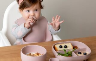 Silicone Baby Spoons Self Feeding First Stage Baby Led Weaning Feeding Supplies Rubber Tool Handle Dip