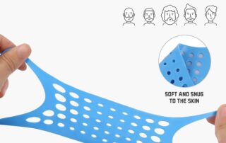 Silicone Beard Shaper Neckline Guide Beard Shaping Tool Mustache Shaver Silicone Trimming Tool